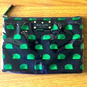 Kate Spade Hedgehog Clutch/Cosmetic Bag